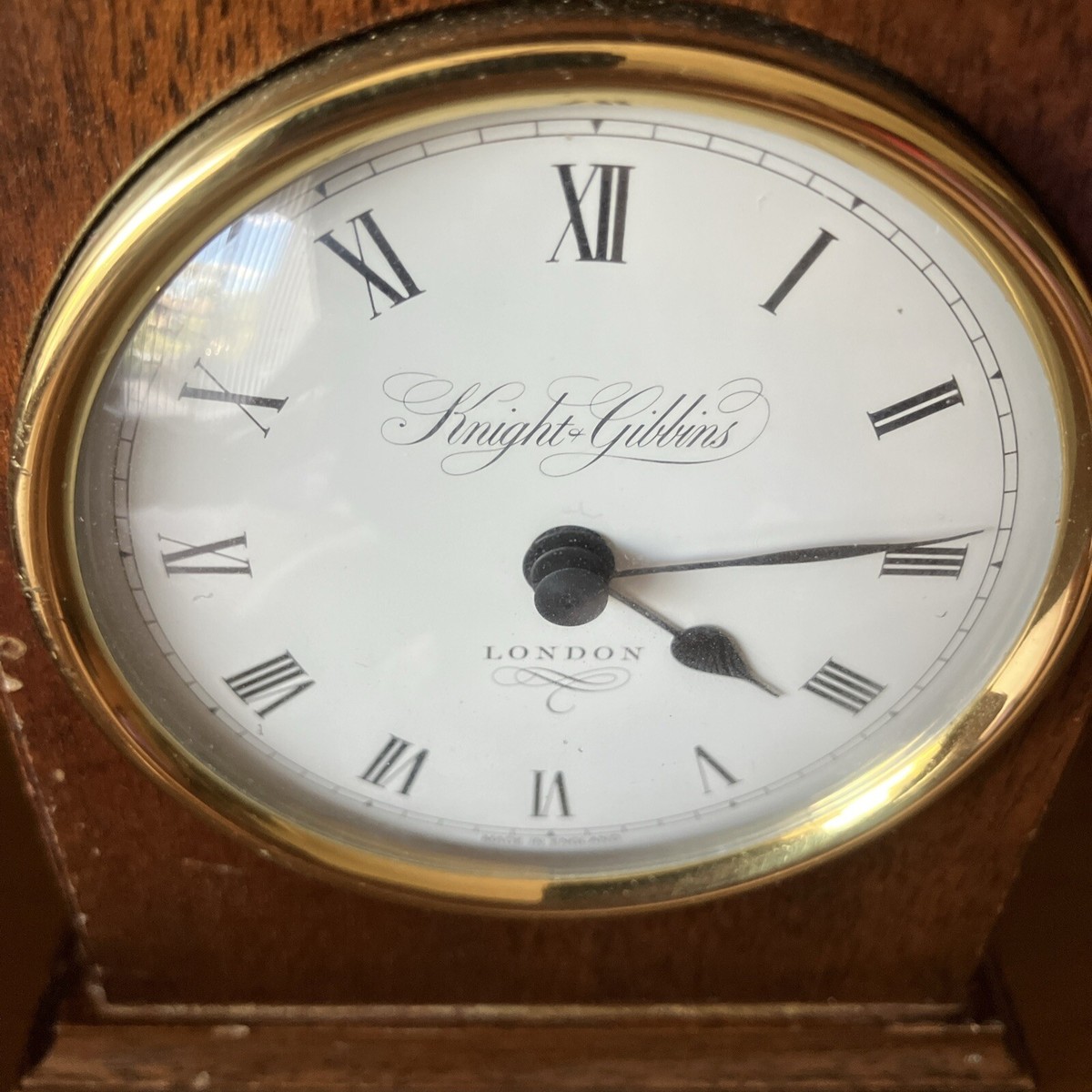 Knight&Gibbins London 置き時計 高さ２６センチ Knight&Gibbins London 置き時計 高さ26センチ