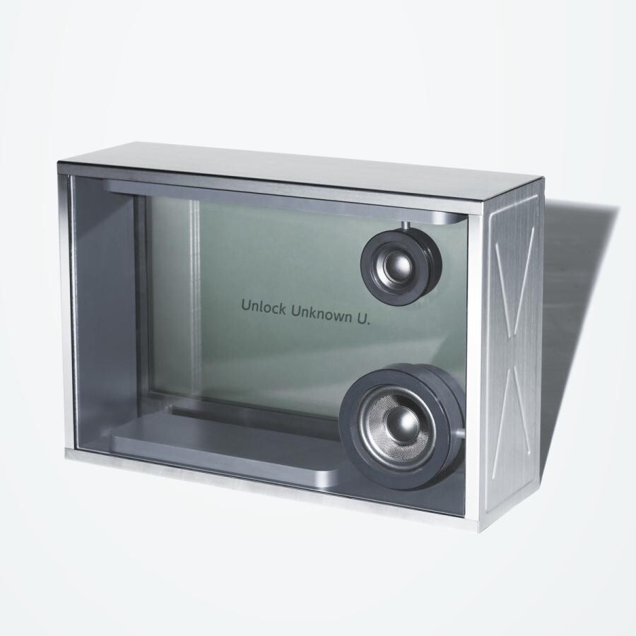 Cotodama Lyric Speaker Box LSB-2 Silver Smart Speaker audio Cotodama Lyric Speaker Box LSB-2 Silver Smart Speaker audio