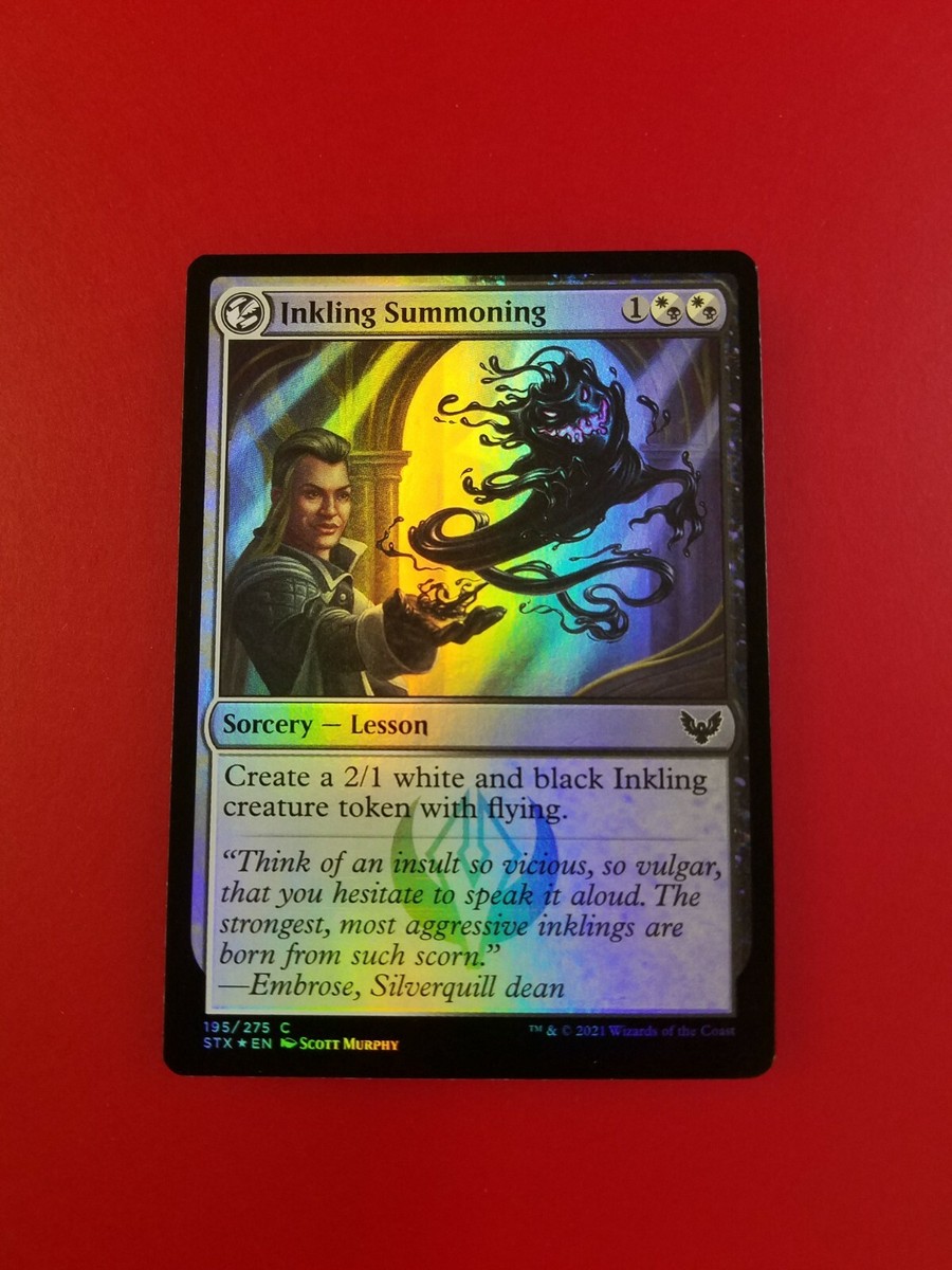 1x Inkling Summoning | FOIL | Strixhaven School of Mages