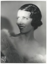 Original Photo Lily Pons Station Portrait Studio Piaz