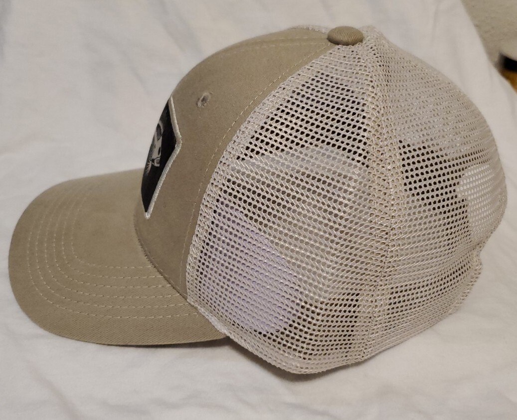 Cappello Da Pesca Costa Del Mar F3t Unisex - Baseball Cap Beige Con Rete Posteriore