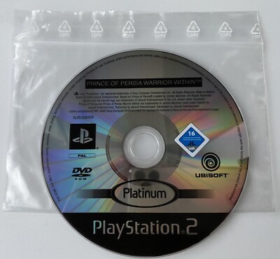 PLAYSTATION 2 PS2 PRINCE OF PERSIA WARRIOR WITHIN NUR DISC GEBURTSTAG GESCHENK