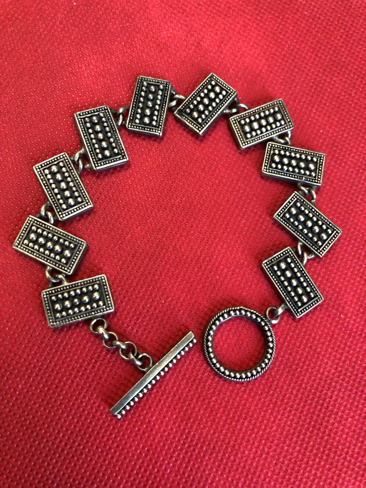 Stunning Solid 925 Sterling Silver Panel Links To… - image 4