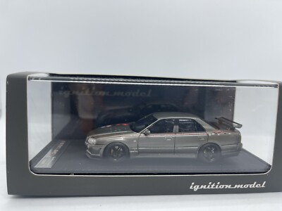 1:43 IGNITION Nissan Skyline 25GT Turbo ER34 GUN METALLIC      Limited
