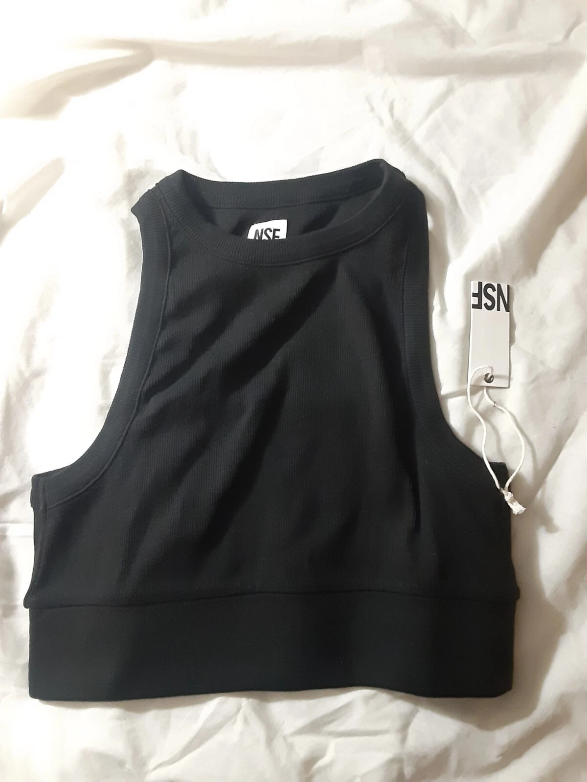 NSF small knit crop tank top shirt sleeveless womens RN 46959 NWT
Opens in a new window or tab