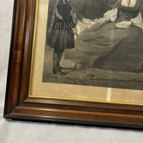 General Grant & His Family Engraving Print Wood Framed 33 x 27 John Sartain - Picture 7 of 24