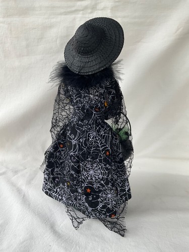 Byers Choice Halloween Witch Black Cauldron w/ Skulls & Spiders ~ Jar Toad Feet - Bild 7 von 13