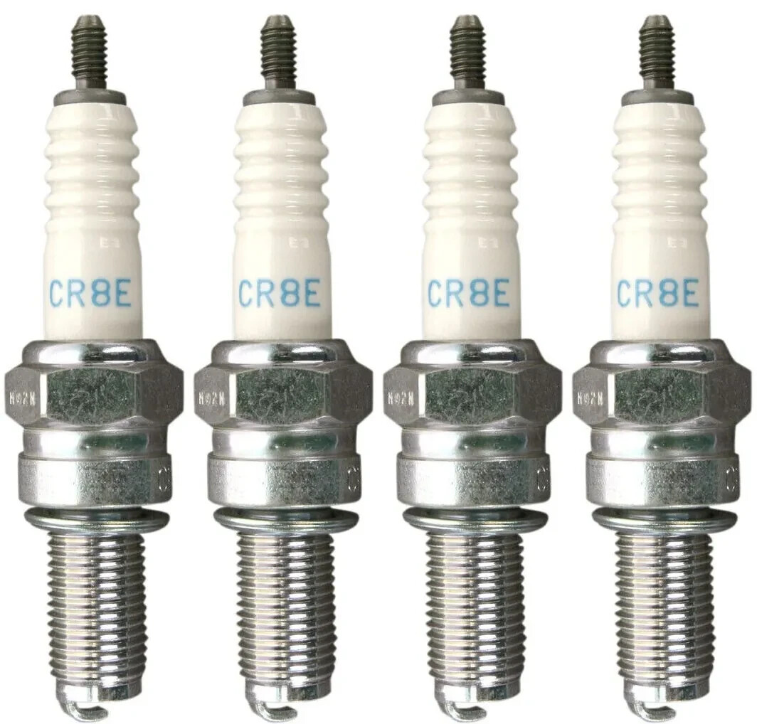 4x Spark Plugs CR8E SUZUKI GSXR750 GSXR600 GSXR1100 GSXR1000 GSXR1300 HAYABUSA