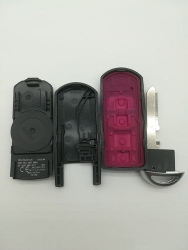 2*Fob Replacement Key shell for 2014-2018 MAZDA 6 MAZDA 3 MX-5 MIATA WAZSKE13D01 - Picture 3 of 4