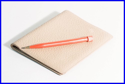 1940s Valmeline Leather Accessories Wallet IN Camel with Small Pencil - 第 3/7 張圖片
