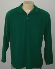 Vintage Pepe Jeans London Green 1/4 Zip Pullover Collared Sweater Men Large