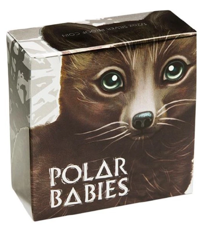 2017 P Tuvalu PROOF Silver Polar Babies Arctic Fox NGC PF70 1/2 oz Coin w/ OGP - Image 3 of 4