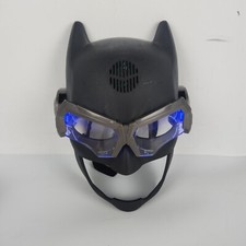DC Mattel Justice League Batman Kids Halloween Costume Mask Voice Talking Lights