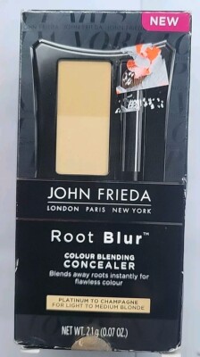 John Frieda Root Blur Hair Color Concealer Powder Platinum To Champagne Blonde