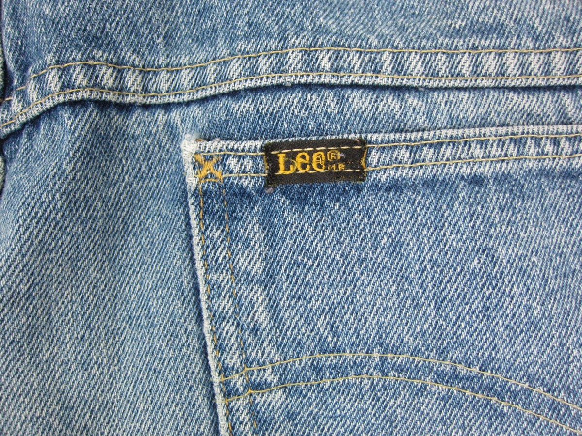 Vintage LEE Jeans Mens 34W x 32L Denim 70s 80s Made in USA