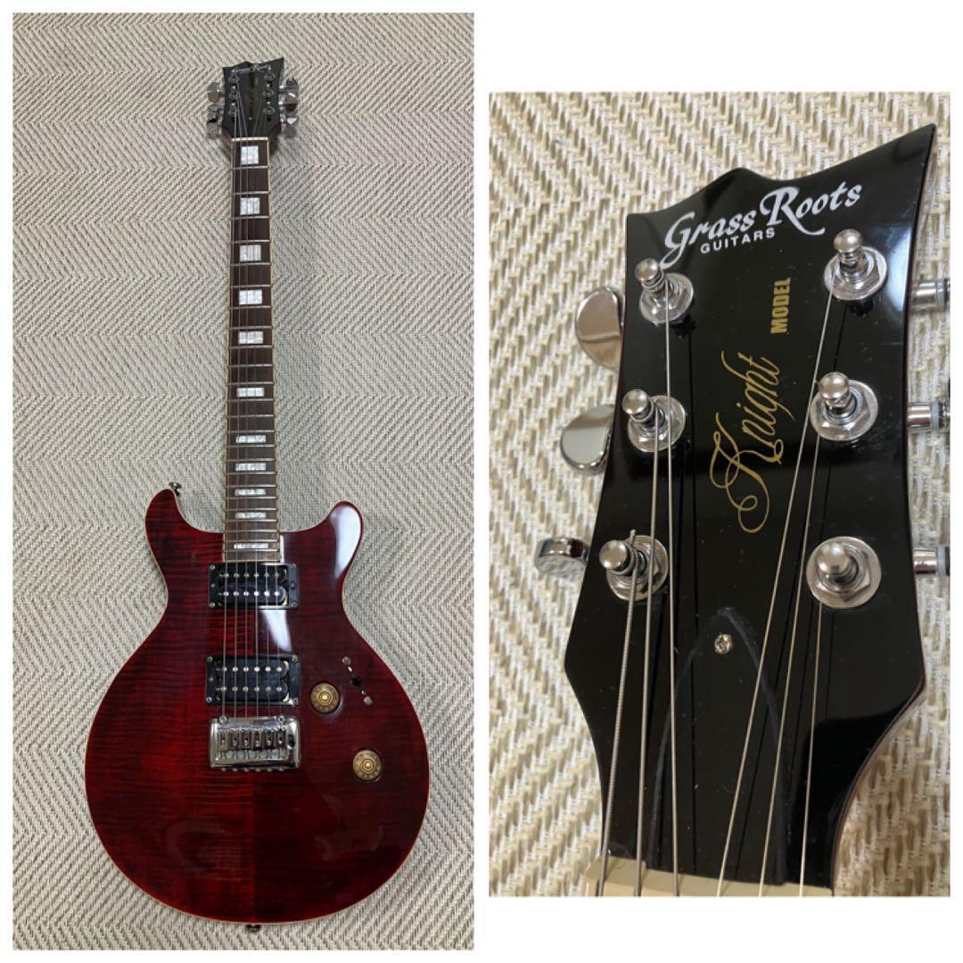 Electric Guitar Grass Roots Knight G-KT-48 Red Indonesia S/N Electric Guitar Grass Roots Knight G-KT-48 Red Indonesia S/N