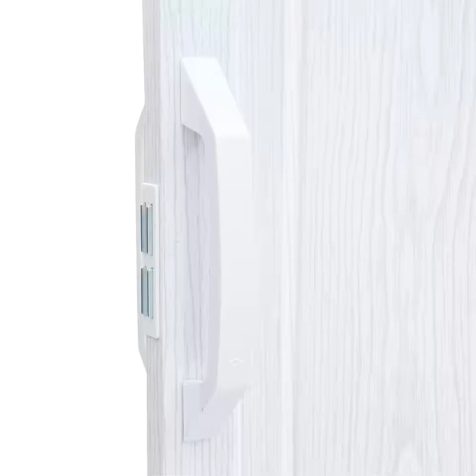 48x80'' Vinly Accordion Folding Door With Hardware Flexible Sliding Closet White - Image 3 of 4