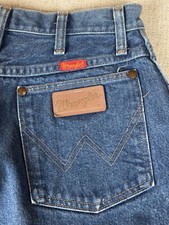 Vintage Wrangler Junior 11/12 Jeans Cowboy Cut Made In The USA Dark Wash Rodeo
