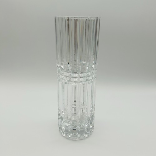 Florero de colección Cristal D'Arques-Durand Montparnasse transparente 12" hecho en Francia - Imagen 2 de 10