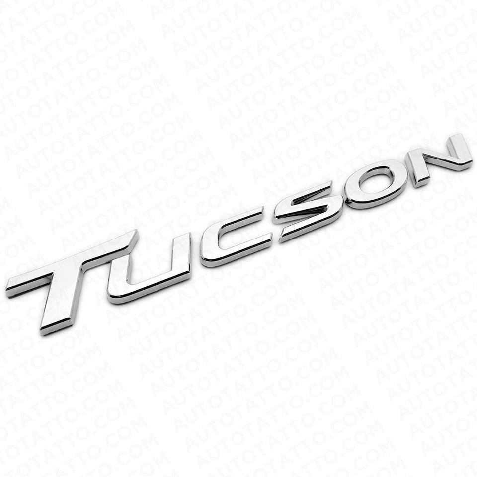 For 19-21 Hyundai TUCSON Rear Liftgate Nameplate Emblem Badge Letter Chrome - Imagem 2 de 4