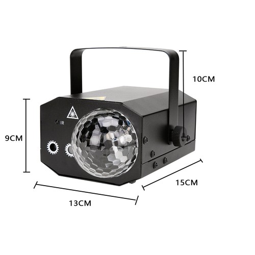 LED Laser Stage Lighting 1024 pattern Projector RGB Party Disco Christmas Light - Picture 6 of 12