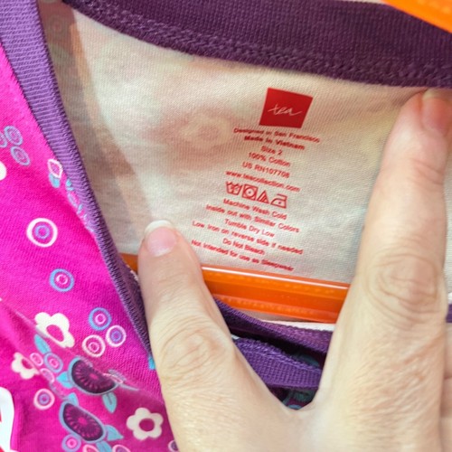 Abito bambina NUOVO collezione Tea taglia 2 manica lunga rosa stampa floreale 100% cotone - Foto 4 di 4