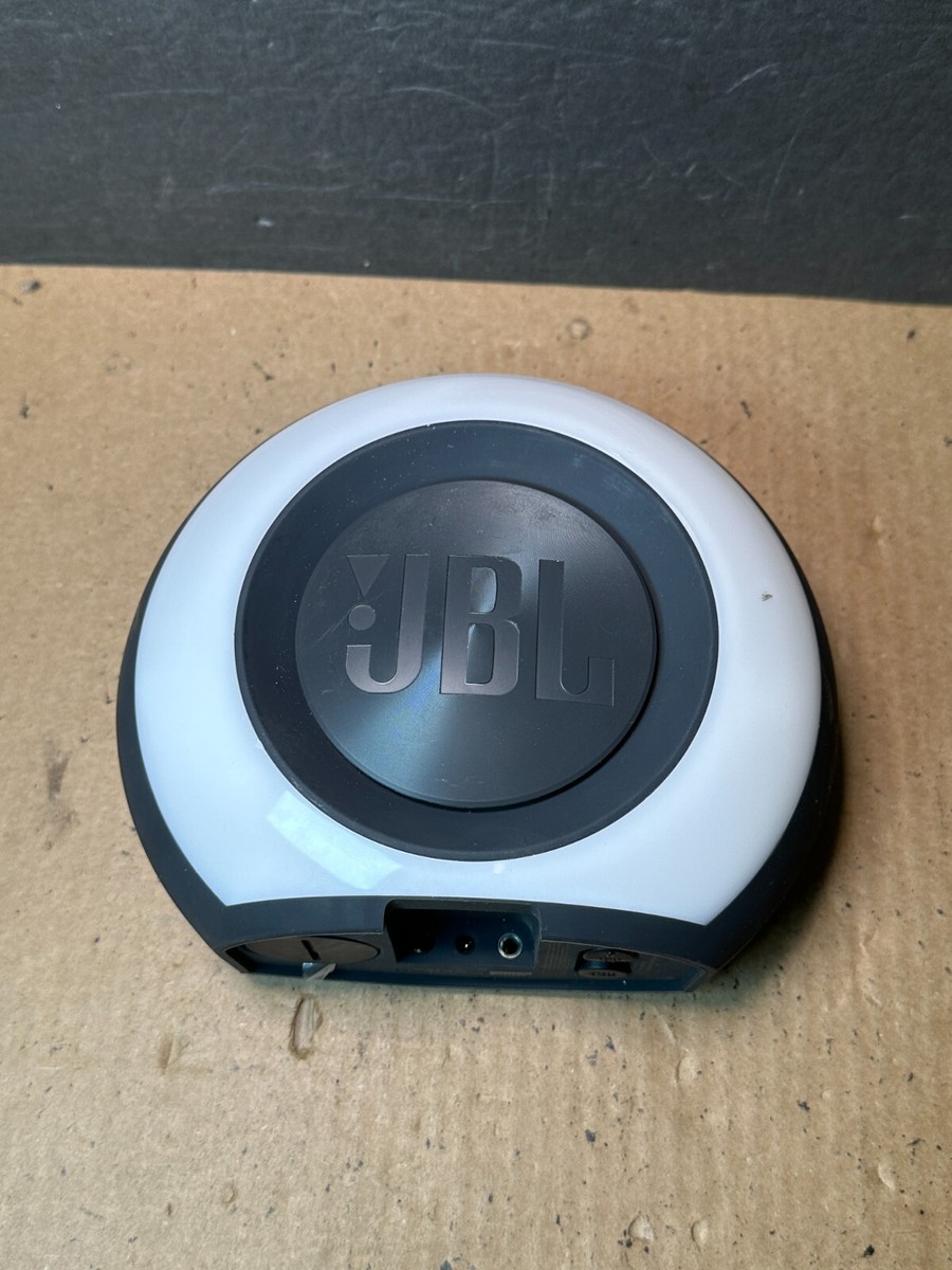 JBL Horizon Bluetooth Clock Radio Black White CO1480 Works Needs