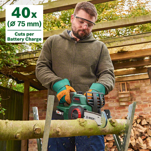 Bosch 18 V Cordless Chainsaw Garden Wood Tree Pruner 20cm Bar Without Battery - Picture 3 of 7