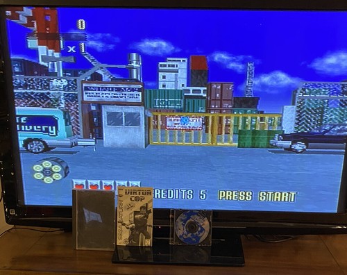 Virtua Cop Sega Saturn Complete & Solar Eclipse (disc only) Both Tested See pics - Picture 5 of 9