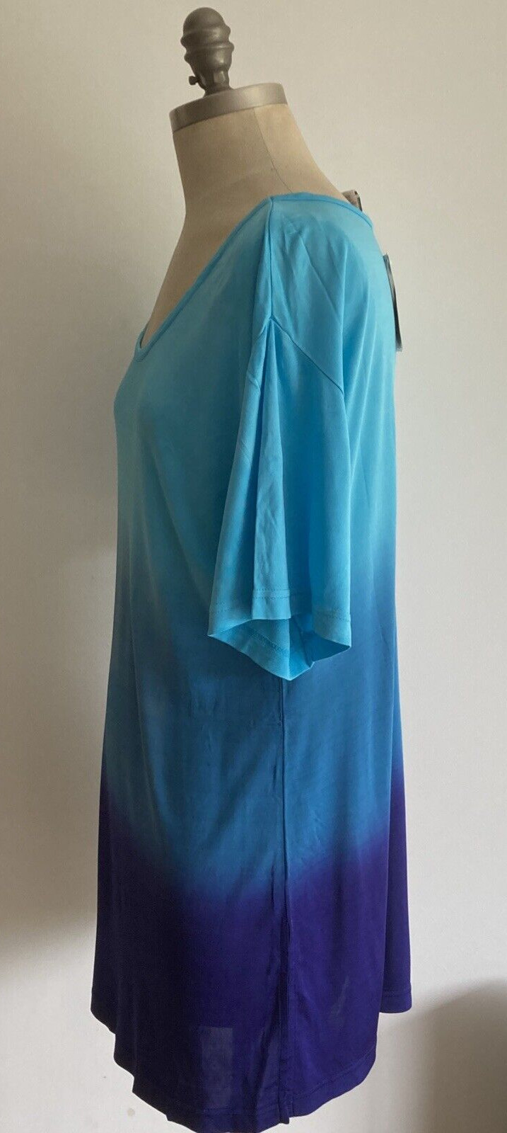 Phool Tie Dye Blue/Purple 1970s/1980s Top, Size M/L, BNWT 4