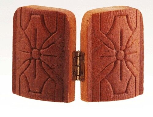 Orthodoxe Ikone Diptychon, (2""x3"") Minigröße, Holz mit Blattgold - Made in Greece - Bild 2 von 5