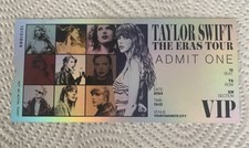 Official Taylor Swift The Eras Tour T.icket VIP Commemorative Collectors 2024