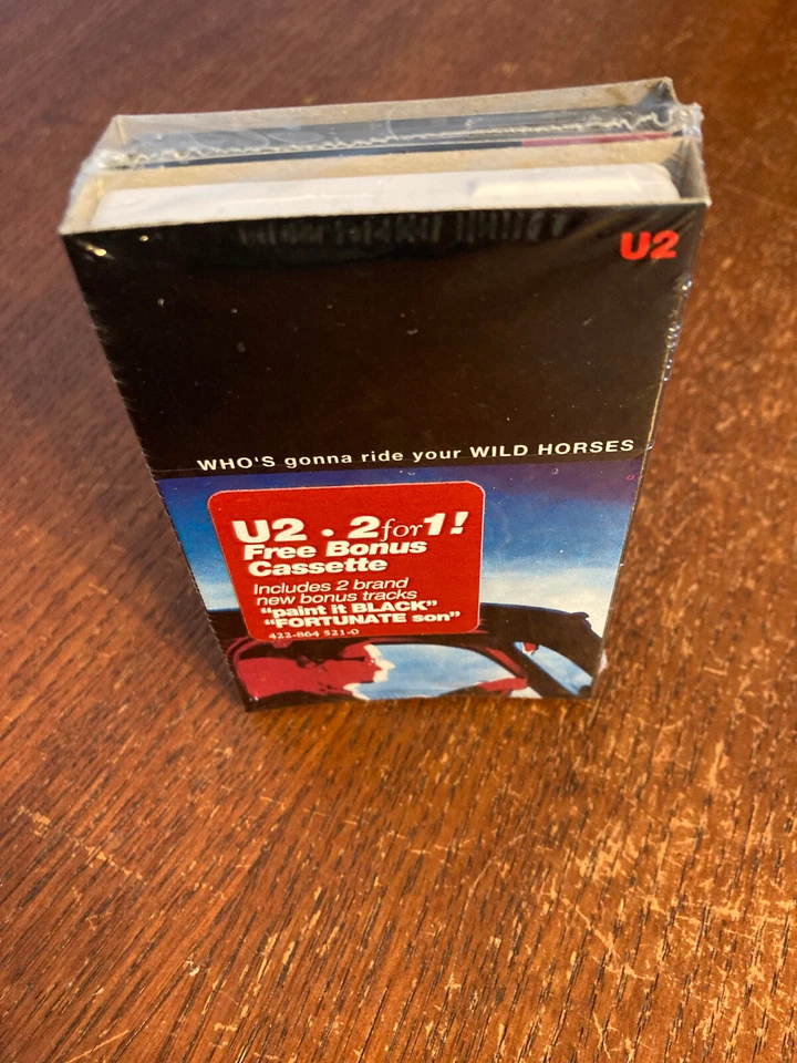 U2 'Who's Gonna Ride Your Wild Horses/The Fly' RARE 1992 US Cassette Single NEW - Image 3 of 4