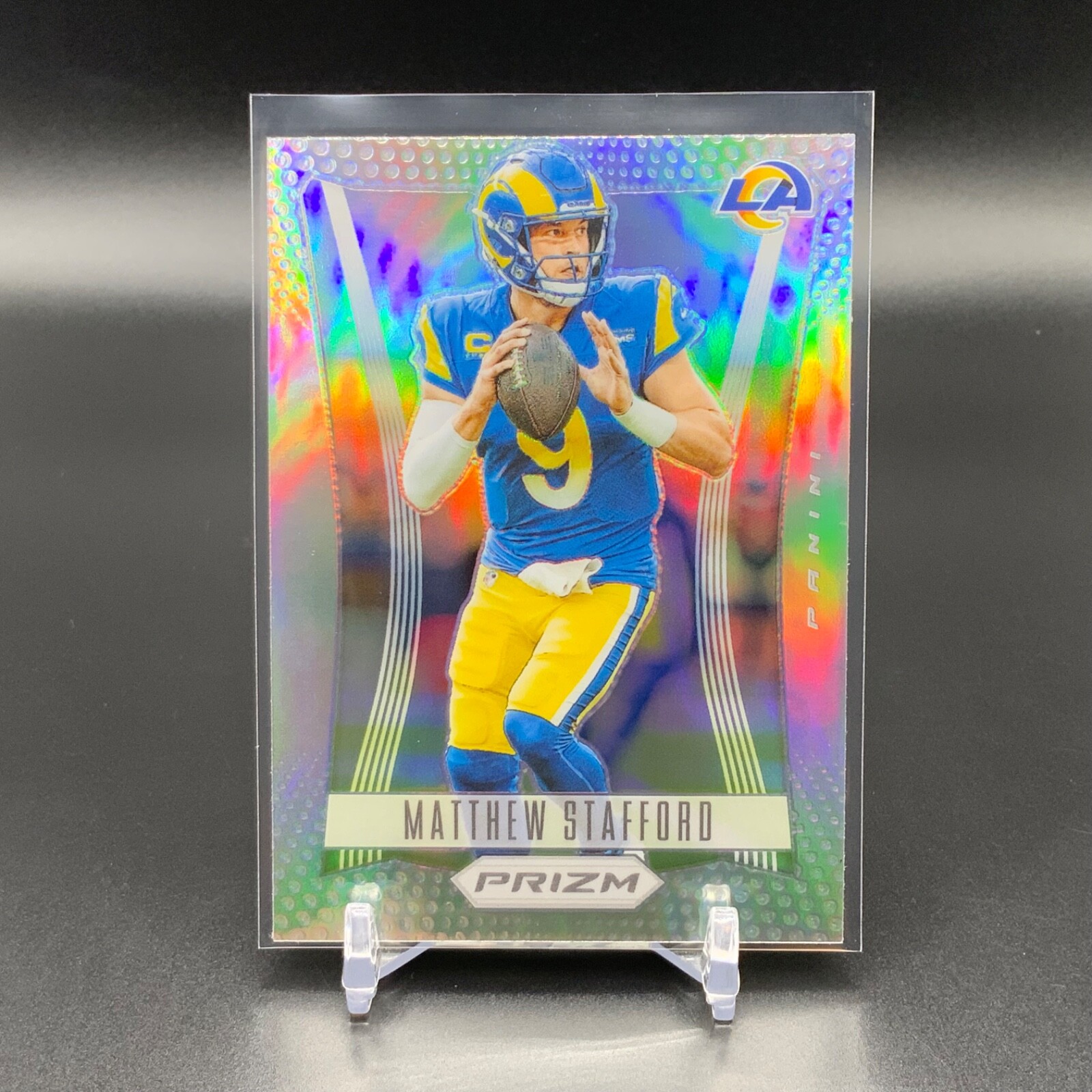 2023 Panini Prizm - Prizm Flashback Silver Prizm #PF-7 Matthew Stafford GRC19