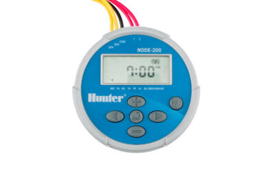 Hunter NODE-200 9V Battery Operated Controller Timer 2 Station Two Zone  New SVC