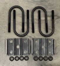 U Bolt Kit for 5 6 7K 8K Hybrid Trailer Axle Cargo Utility 3" Ubolt 9/16"