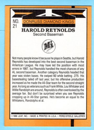 1989 Donruss "Diamond Kings" - Pick Card For SET - MLB - Picture 43 of 55