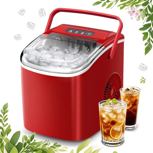 Auseo Countertop Ice Maker Portable Ice Machine with Self-Cleaning 26Lbs/24H - Picture 33 of 46