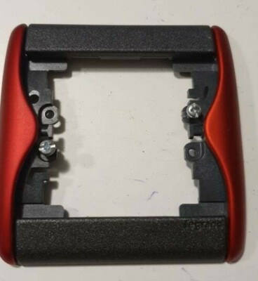 Plaque Interrupteur Legrand Sagane Xéliomat Rouge Cerise, Modèle 85230