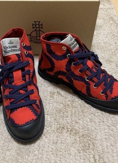 Vivienne Westwood High Cut Sneakers Designer Sneaker Boots