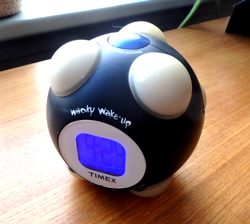 Timex Wacky Wake-Up Vibrating Talking Alarm Clock, for parts / repair, See Desc. - Picture 2 of 8