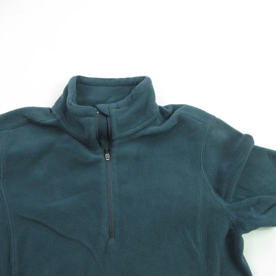 Suéter Eddie Buaer Mujer Medio Verde Ropa Activa 1/4 Cremallera Top Pullover Foto 2 de 4