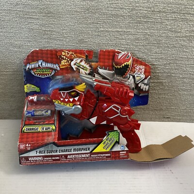 Saban's Power Rangers Dino Supercharge T-Rex Morpher w/ Chargers Bandai 2015 NEW