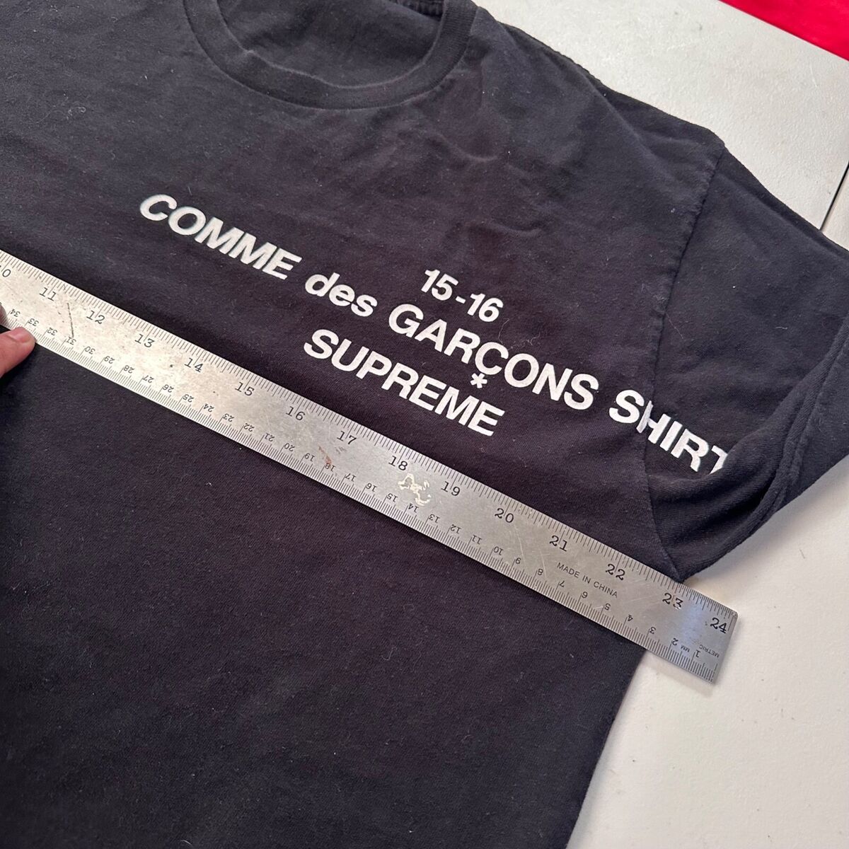 Supreme x Comme Des Garcons CDG FW15 Long Sleeve Black T Supreme x Comme Des Garcons CDG FW15 Long Sleeve Black T