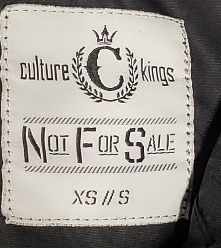 Culture Kings "Non Vendita" Nero Paisley Felpa con Cappuccio Zip Up Giacca Antipioggia Uomo Tg XS-S - Foto 6 di 7