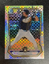 2026 Bowman Andrew Fischer 1st Bowman Chrome X-Fractor (BCP-149) Brewers