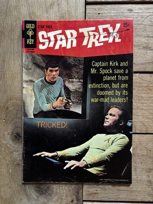 STAR TREK #5 Western September 1969 Kirk Spock Photo Cover Gold Key Comic Book