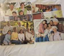 Melissa and Doug Multi Cultural Family Puzzle Set Of 6 1249 Wood Jigsaw Toy LOT