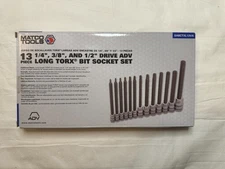 Matco Tools 13 Pc ADV Long Torx Bit Socket Set 1/4", 3/8", & 1/2" SABCTXL13VA