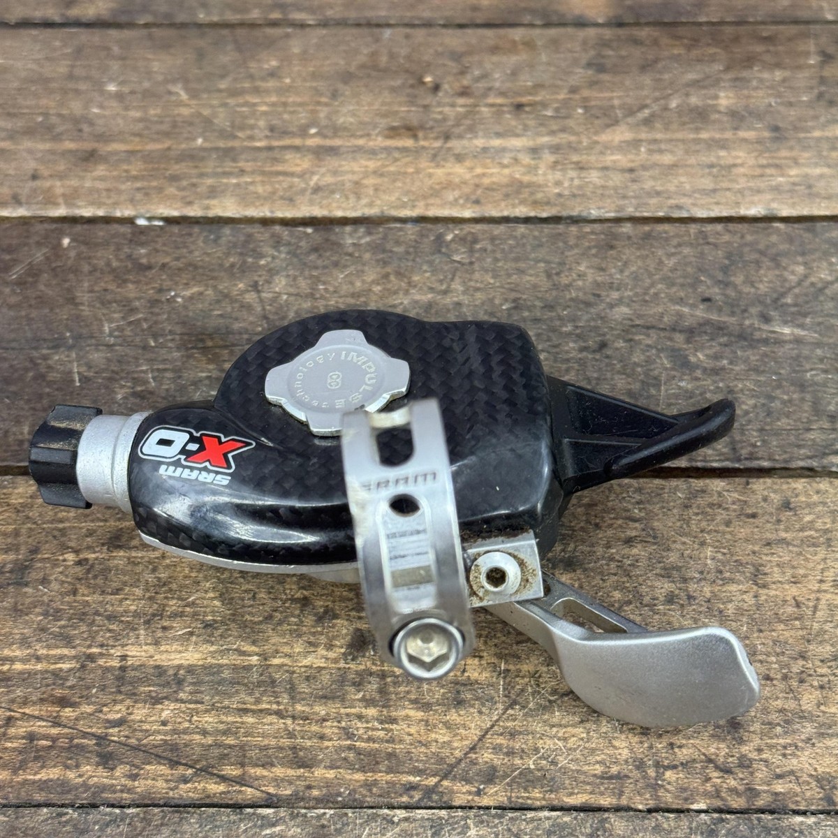 SRAM X0 Right Trigger Shifter Rear MTB 9 Speed Black Carbon Clamp